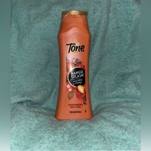 1 (one) 16 Ounce Tone Moisturizing Body Wash Mango Splash Cocoa Butter & Papaya